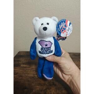 2001 Limited Treasures South Carolina State Quarter Bear Collectible Plush